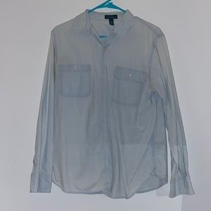 Ralph Lauren Blue Button Down Shirt